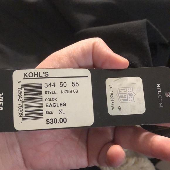 NWT NFL Juniors Collection Philadelphia Eagles Leggings, XL - Picture 6 of 6